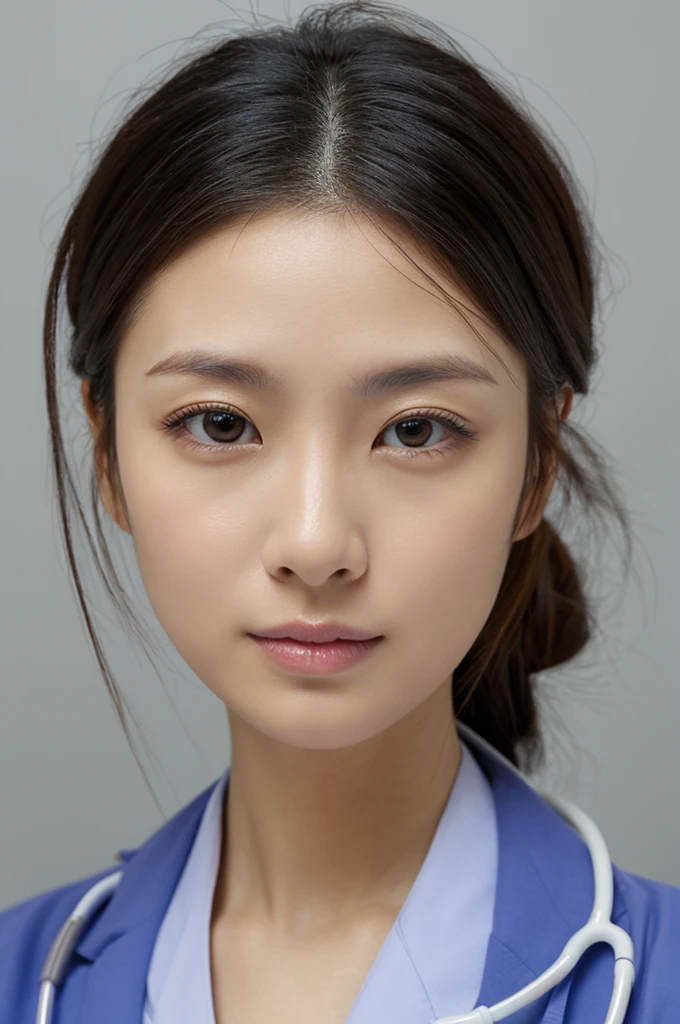 ((Highest quality)), ((masterpiece)), (detailed),Perfect Face,Japanese,Female doctor,White