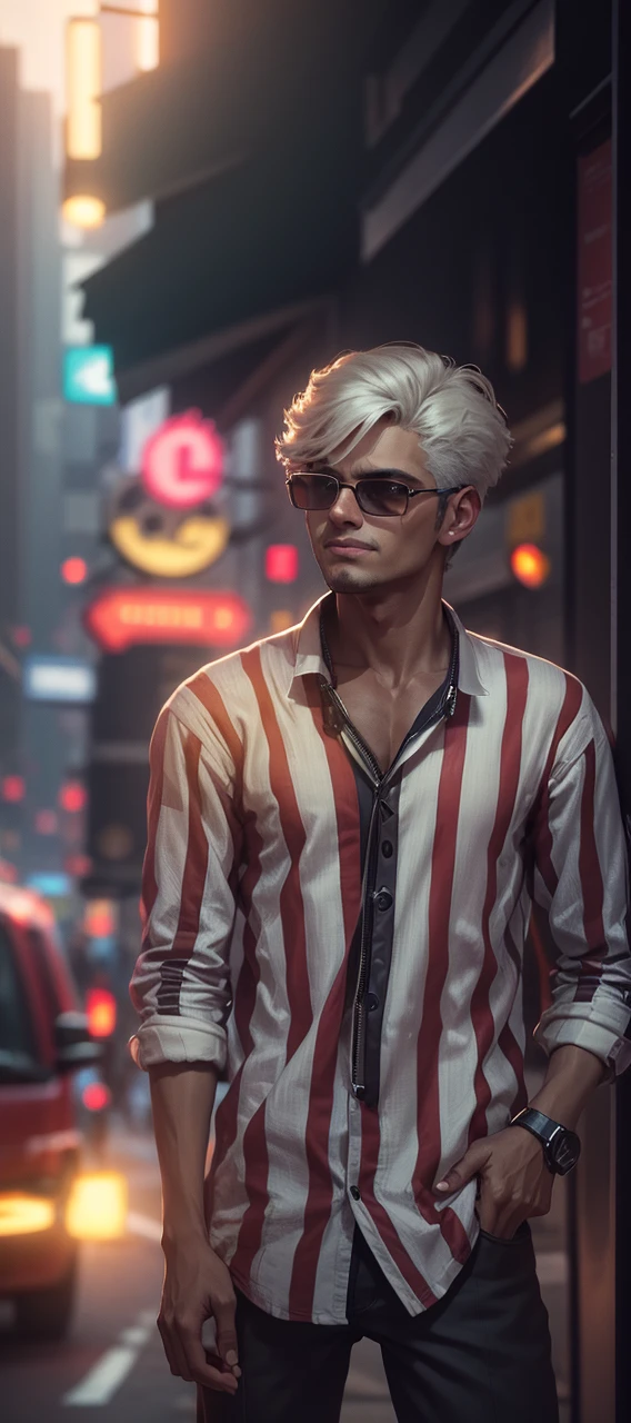 Change background happy, birthday, cyberpunk handsome boy, realistic, face, 8k, ultra realistic,
