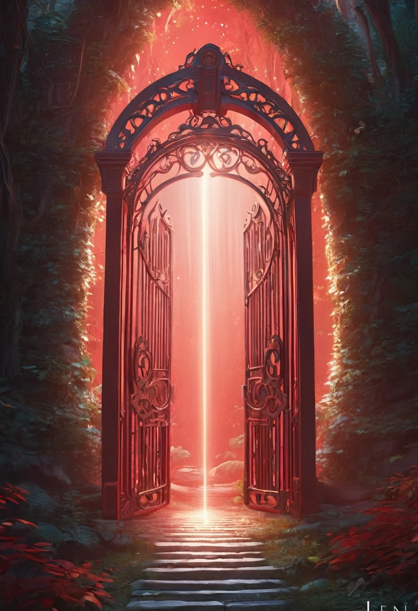 a red gate with a light shining through it in the dark, magical background, portal to the ethereal realm, magical portal gateway, wonderland portal, entrance to ethereal realm, magic doorway, magical portal, magical portal opened, background art, fantasy art style, background artwork, heavens gate, detailed digital 2d fantasy art, dream portal, jen bartel, forest portal
a Red gate with a light shining through it in the dark, concept art inspired by Andreas Rocha, Artstation contest winner, fantasy art, magical background, portal to the ethereal realm, magical portal gateway, wonderland portal, entrance to ethereal realm, magical portal, magic doorway, magical portal opened, background art, fantasy art style, heavens gate, background artwork