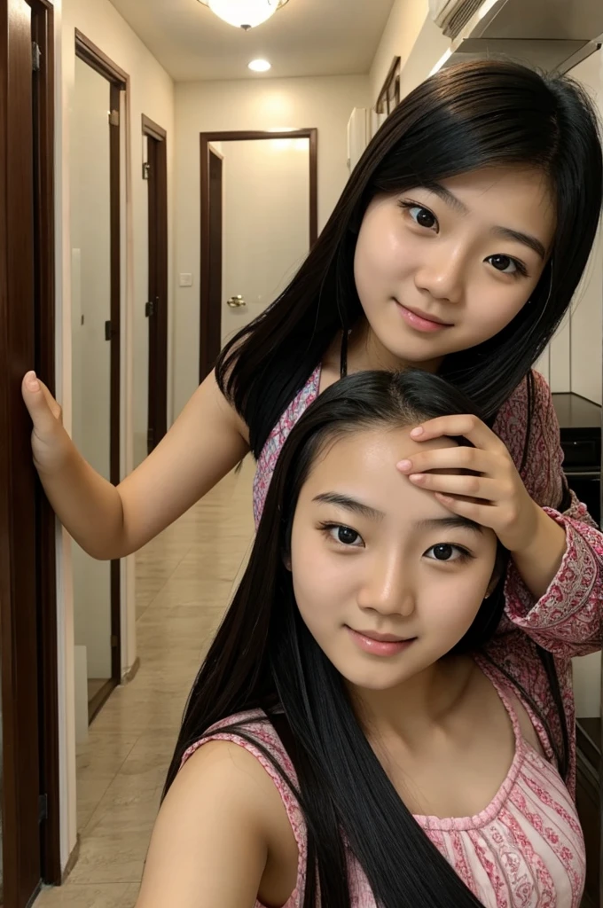 asian woman selfie