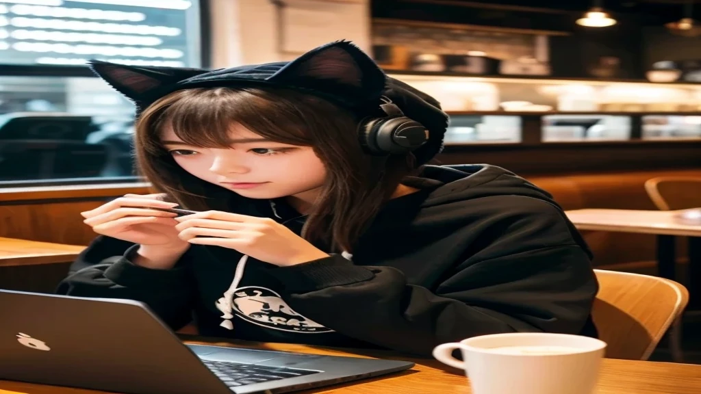 Change the characters and background to an anime style