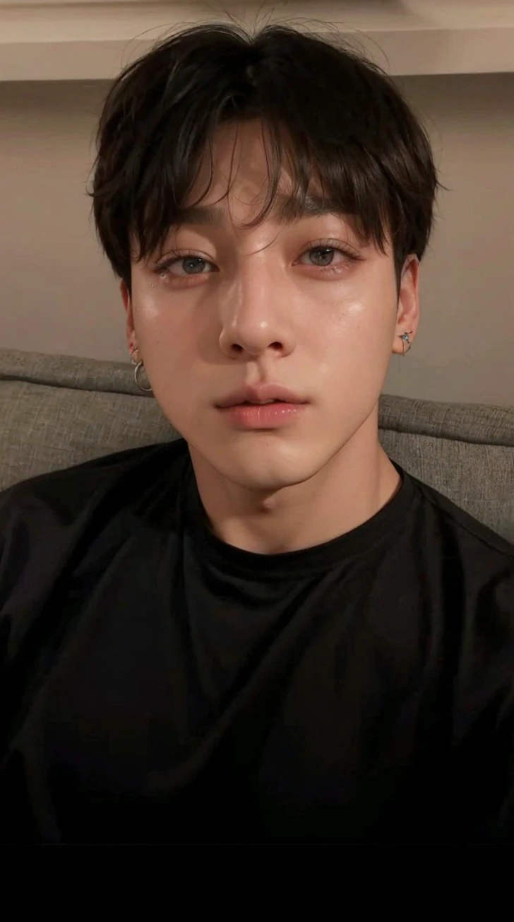 Jungkook man member of bts with amber eyes, and neck tattoos olhar masculino marcante