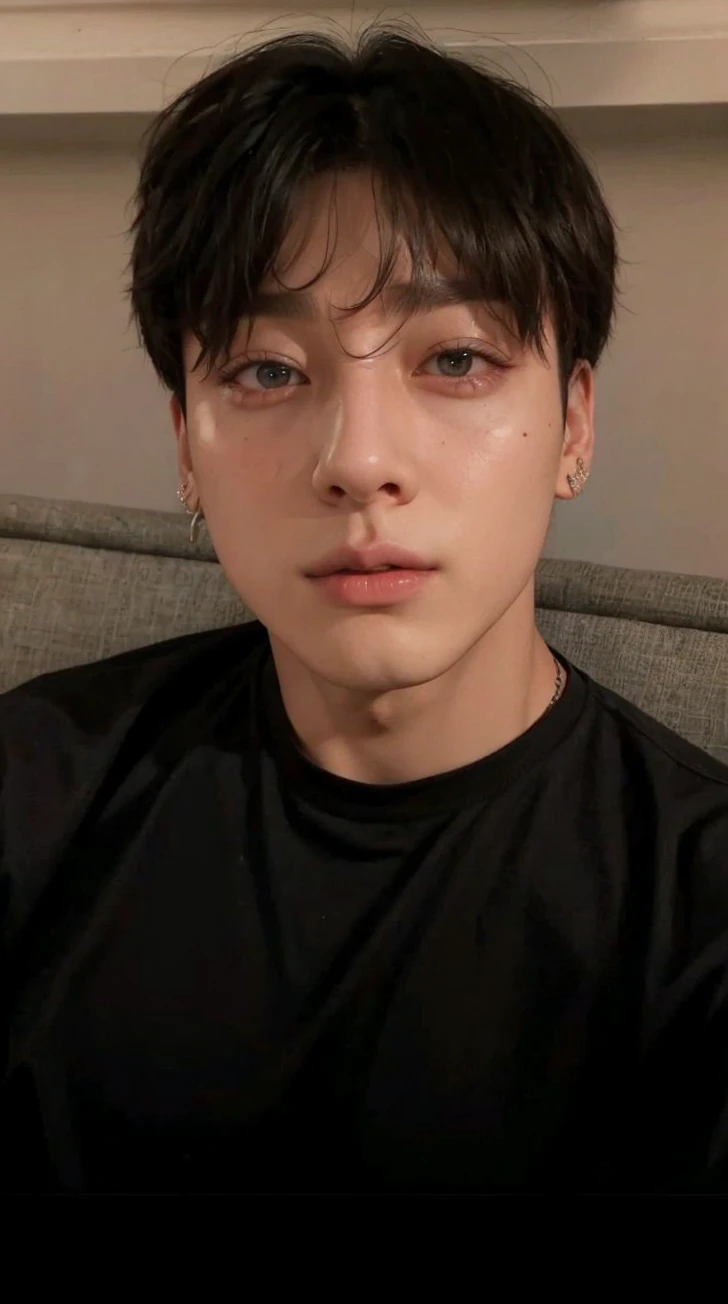 Jungkook man member of bts with amber eyes, and neck tattoos olhar masculino marcante