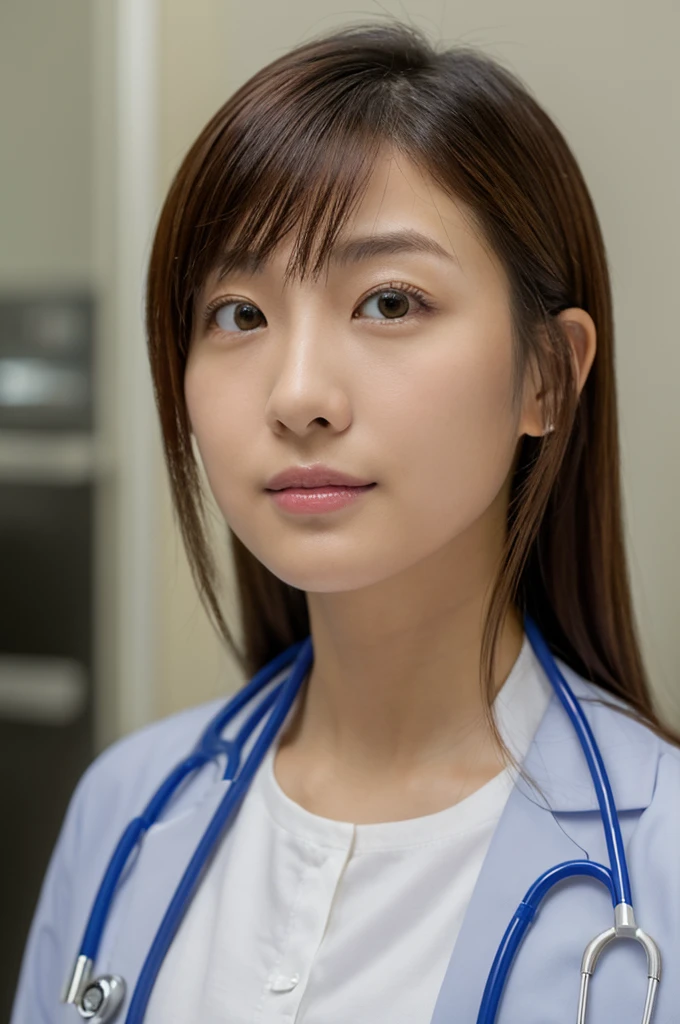 ((Highest quality)), ((masterpiece)), (detailed),Perfect Face,Japanese,Female doctor,White