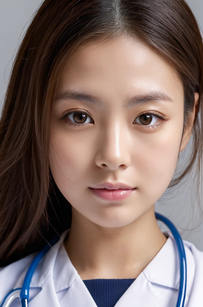 ((Highest quality)), ((masterpiece)), (detailed),Perfect Face,Japanese,Female doctor,White