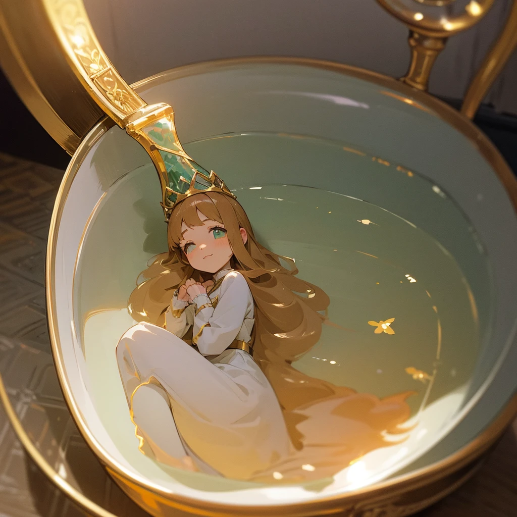 3girls,  3 girls wearing beautiful white dresses,  beautiful tiara hair accessories,  golden hour , playing in bath tub,  golden hour lighting,  curly lond hair,  pixiv, soft lighting, soft shadow,  candle,  happy,  cute,  ffxiv,  golden hour light,  cozy background,  manga style,  Tsutomu Nihei style,  vibrant colors,  Manga nib pen style,  d  beautiful_sparkle background,  ((shiny )),  glistening,  highly detailed,  light,  cute,  cozy atmosphere — quality,  ((more details:1.5))
Negative prompt: EasyNegative, worst quality,  blurry image, worst ,  normal quality,  error ,  extra legs,  extra hands
Steps: 30, Sampler: DPM++ 2M SDE Karras, CFG scale: 5.0, Seed: 108275170, Size: 1080x1350, Model: SDVN7-NijiStyleXL, Denoising strength: 0,