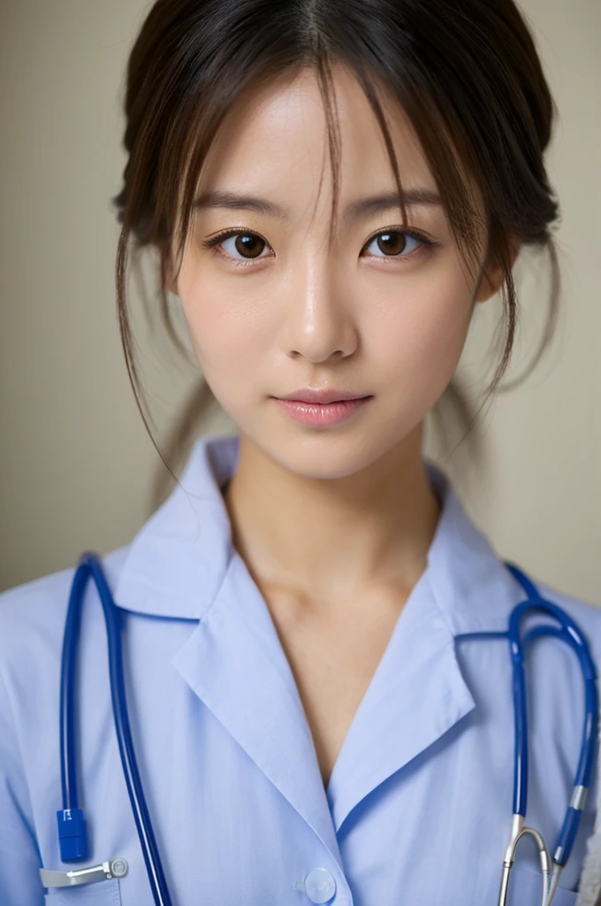 ((Highest quality)), ((masterpiece)), (detailed),Perfect Face,Japanese,Female doctor,White