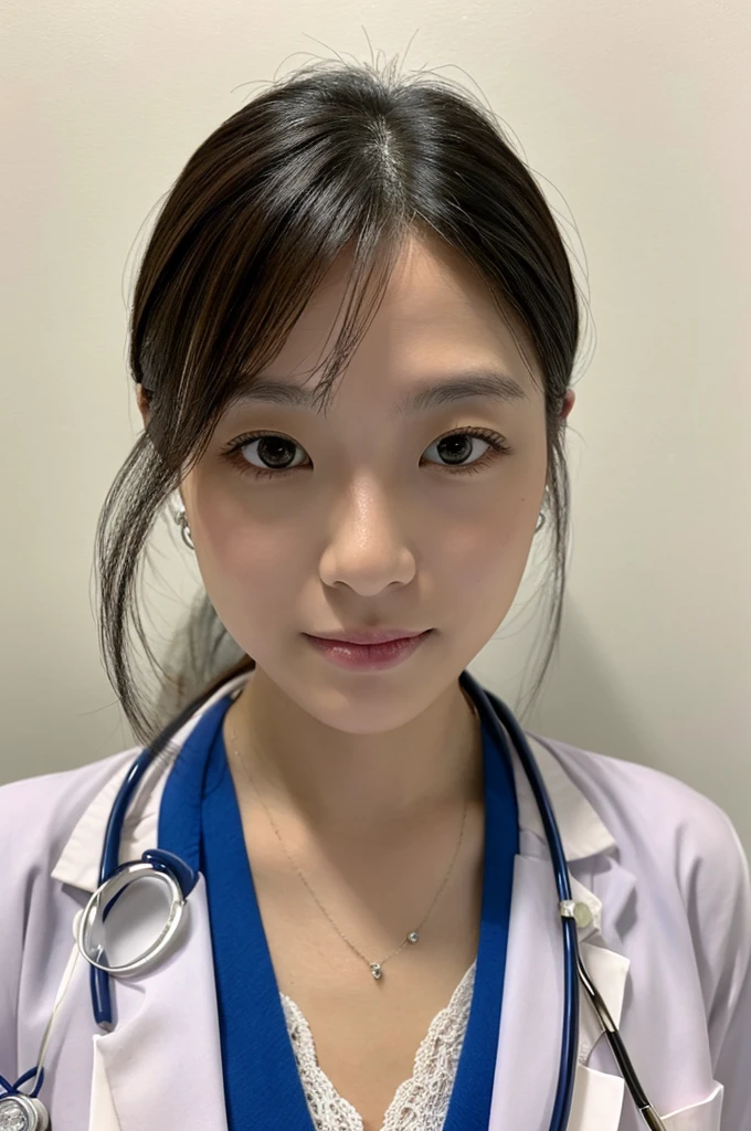 ((Highest quality)), ((masterpiece)), (detailed),Perfect Face,Japanese,Female doctor,White