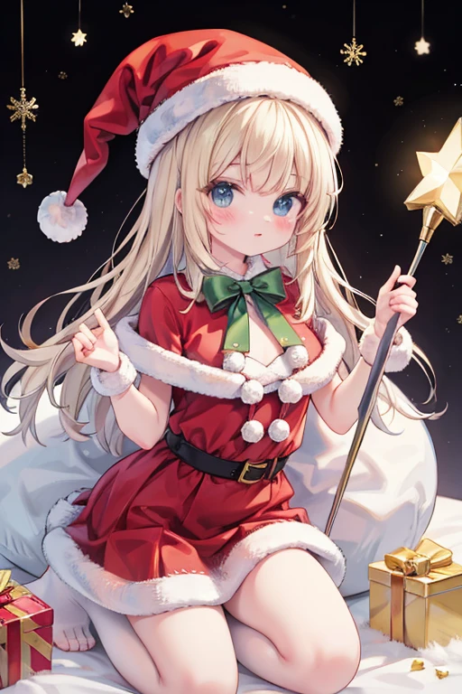 8k, santa hat