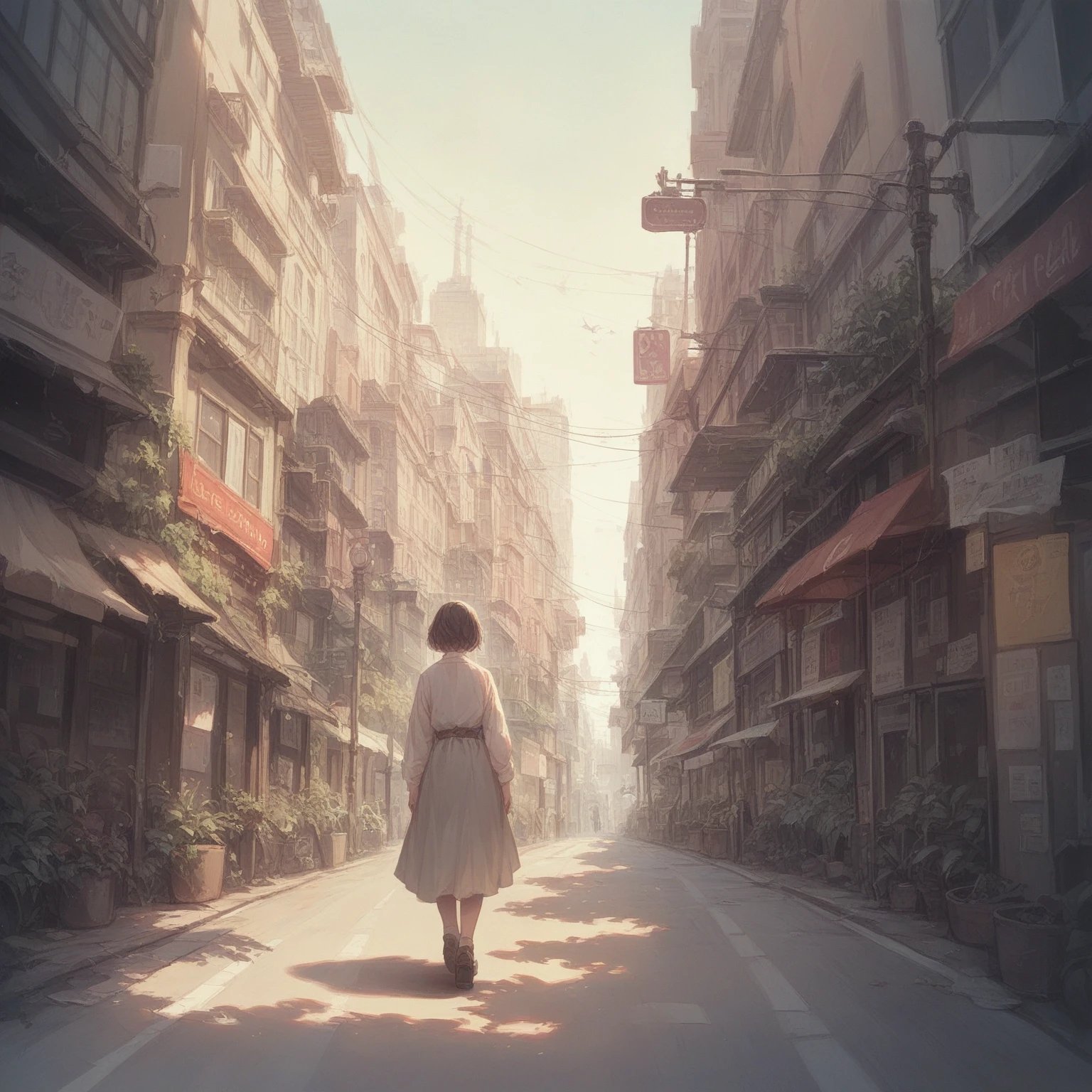 full body shot of A beautiful woman in a dynamic pose standing in the bustling streets of Tokyo, feeling the stress of the city, detailed facial features, intricate clothing, urban background, cinematic lighting, photorealistic, 8k, highly detailed, masterpiece