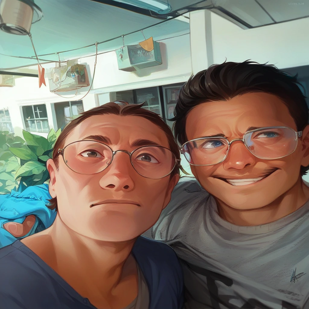 Change this picture to a cartoon.(8K)