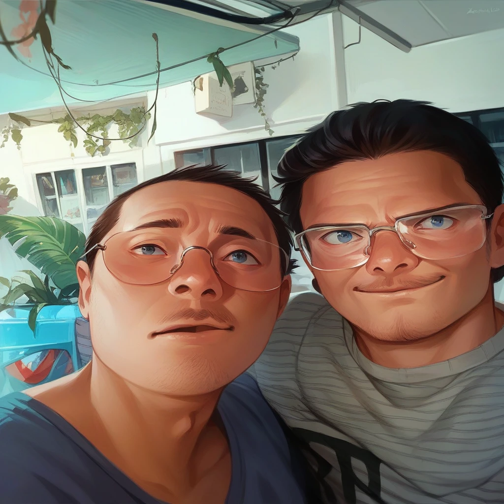 Change this picture to a cartoon.(8K)