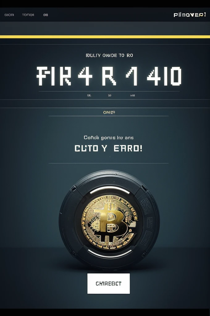 pixelated image with the name "error 404" with a crypto theme