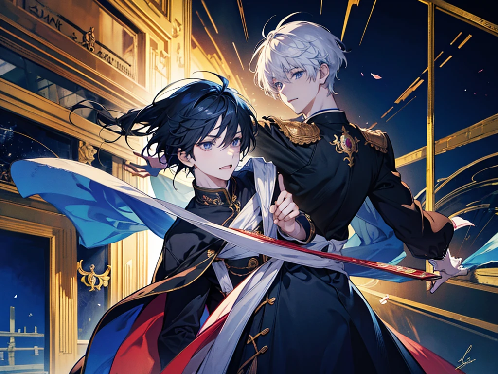 Anime boy, handsome, masterpiece, master clock 