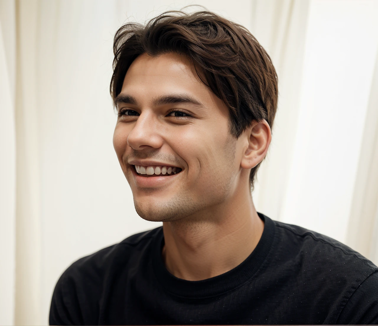 Boy smiling