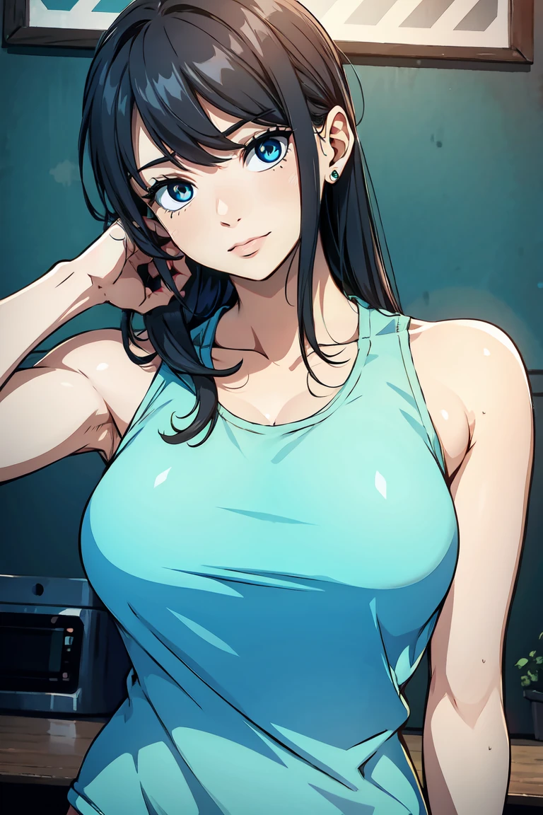 Beauty、Tank top、Armpit、whole body