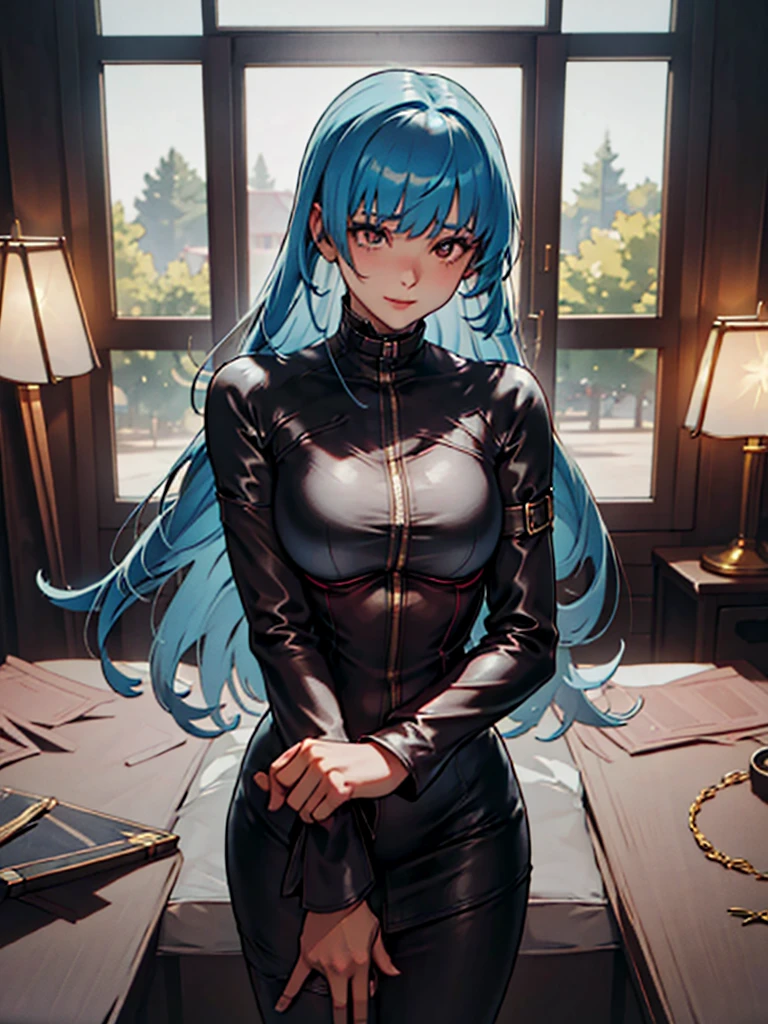 (masterpiece、top-quality、hight resolution), We capture a woman who has just been discovered to be a call girl by a man she is familiar with. Despite the awkward situation, she tries to remain calm and professional. She speaks with a mixture of resignation and determination." Treat me like any other call girl. Thank you for choosing me. Let's have sex in a pleasant way." The setting is a dimly lit room, and the focus is on her efforts to maintain her attitude as a sex worker, even though she is nervous about the fact that she is about to have sex with someone she knows. nsfw, A woman with a resigned smile, her eyes reflecting a sense of defeat.