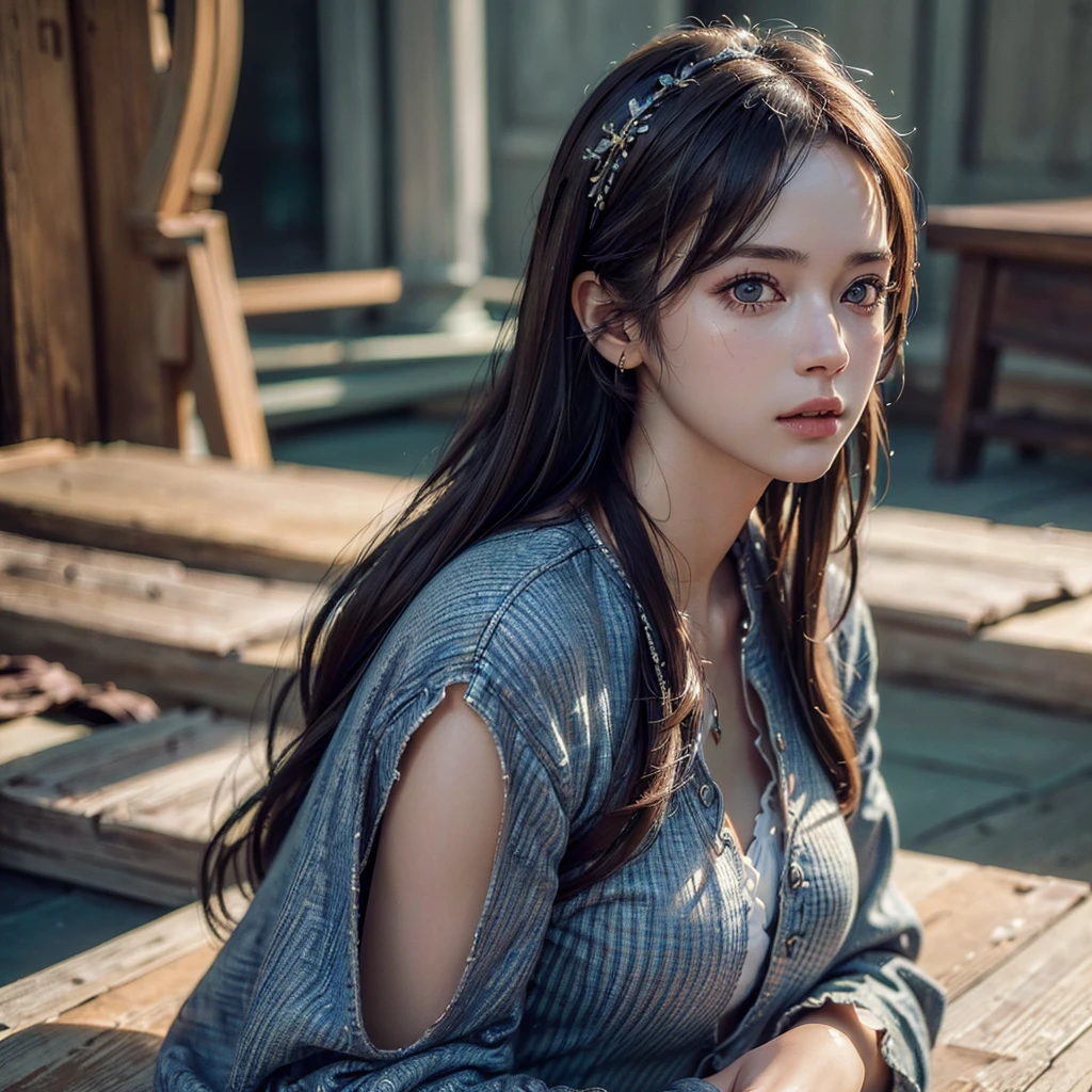 (RAW photo:1.2), ((photorealistic:1.4),(masterpiece:1.3),(best quality:1.4),ultra high res,(detailed facial features),(detailed clothes features),HDR,8k resolution, 1 girl,