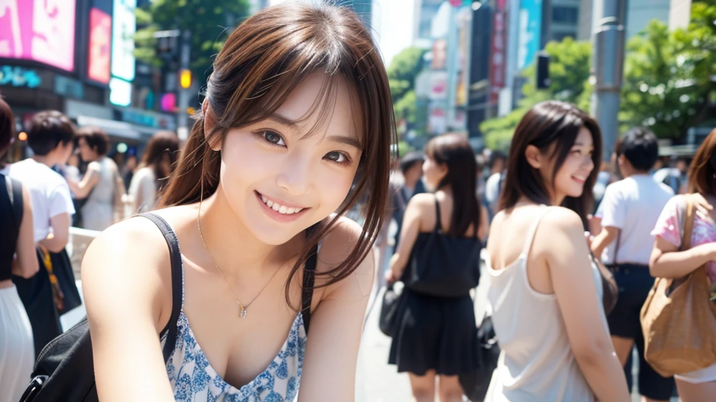 Beauty、smile、Shibuya、summer