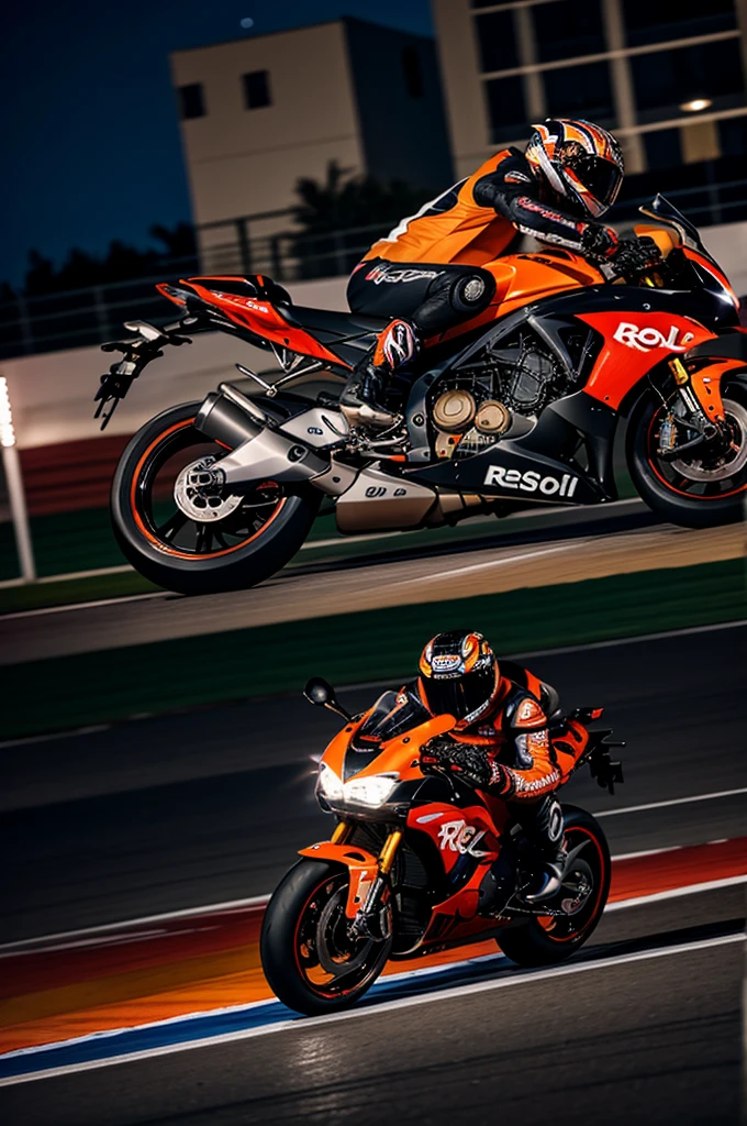 Cb190r Repsol at night