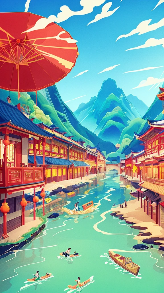 (best quality:1.4),(Best results:1.4),(Ultra-clear picture quality:1.4),(Ultra-sharp details:1.2),Chinese Party Building Party Festival Poster,103rd Anniversary,Holidays,,Green mountains and clear waters,Red Boat, emblem,red flag,red,People,China's achievements,airplane,High-speed rail,spaceship,Aircraft Carrier,soldier,doctor,Farmers,student,