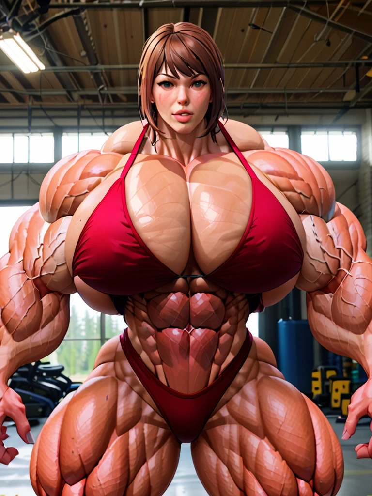 Huge muscle ripped woman life is strange max 