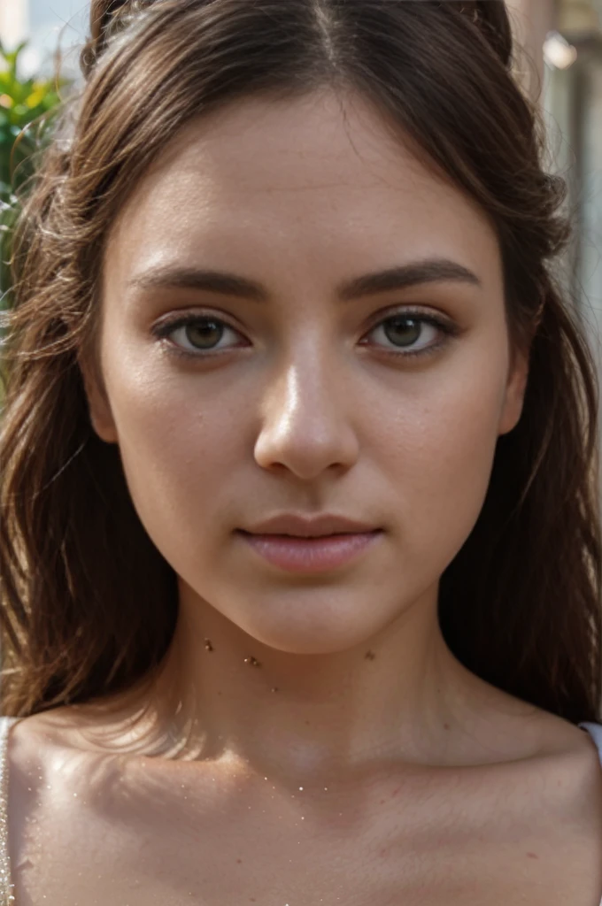 a sexy girl, 1girl, beautiful detailed eyes, beautiful detailed lips, extremely detailed face and eyes, long eyelashes, intricate detailed facial features, volumetric lighting, soft glowing skin, delicate feminine features, graceful elegant pose, intricate detailed clothing, detailed ornate jewelry, highly detailed background, lush garden setting, vibrant colors, cinematic lighting, photorealistic, 8k, (best quality,4k,8k,highres,masterpiece:1.2),ultra-detailed,(realistic,photorealistic,photo-realistic:1.37)