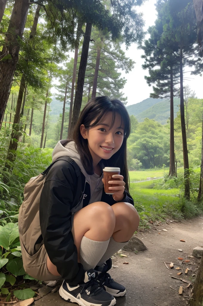 woman、Outdoors together