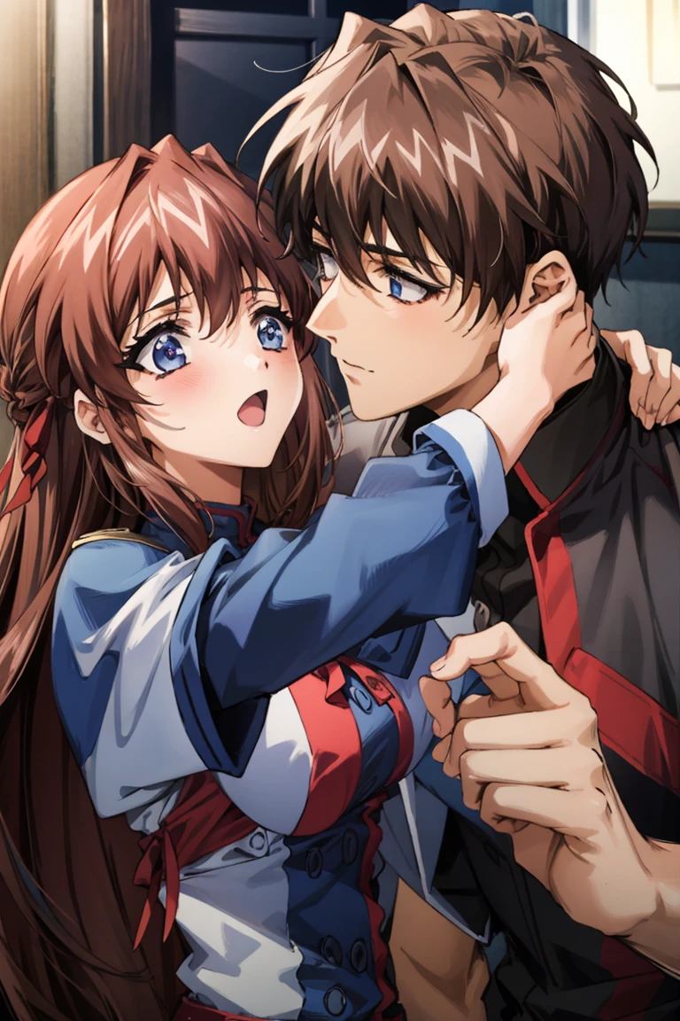 18 year old girl and boy、hand