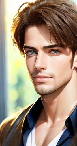 masterpiece, Ultra-high resolution, Best Photos, Highest quality, Realistic, Handsome, sunlight