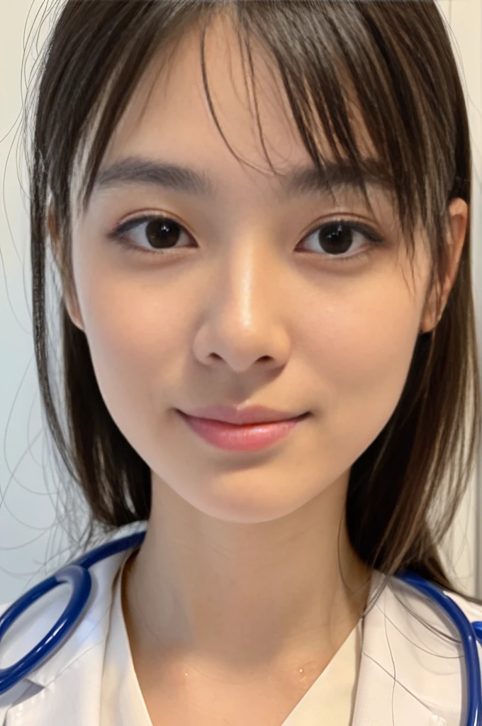 ((Highest quality)), ((masterpiece)), (detailed),Perfect Face,Japanese,Female doctor,White