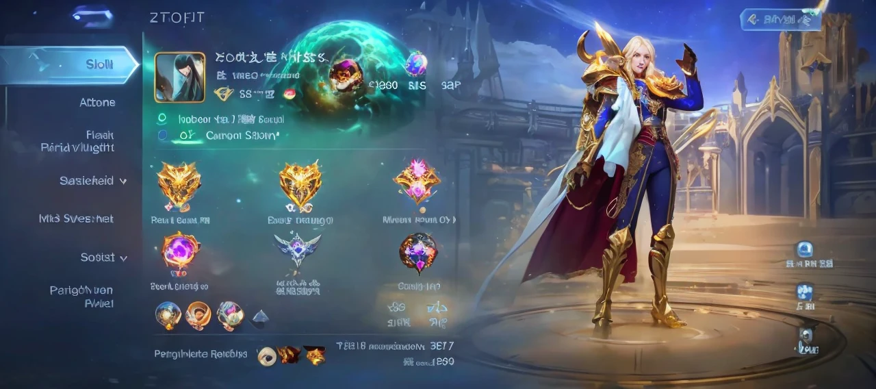 (masterpiece、Highest quality、High resolution、8K、16K)、((Alone in space、Beautiful Goddess、Standing posture、フローティング in the sky like a star))、(whole body)、Golden Cape、White long dress、No sleeve、Gold Bracelet、Blonde Hair、Beautiful brown eyes、Elegant and detailed face、Graceful operation、Right hand on chest、Professional Lighting、The universe is full of light、Countless stars and nebulae、