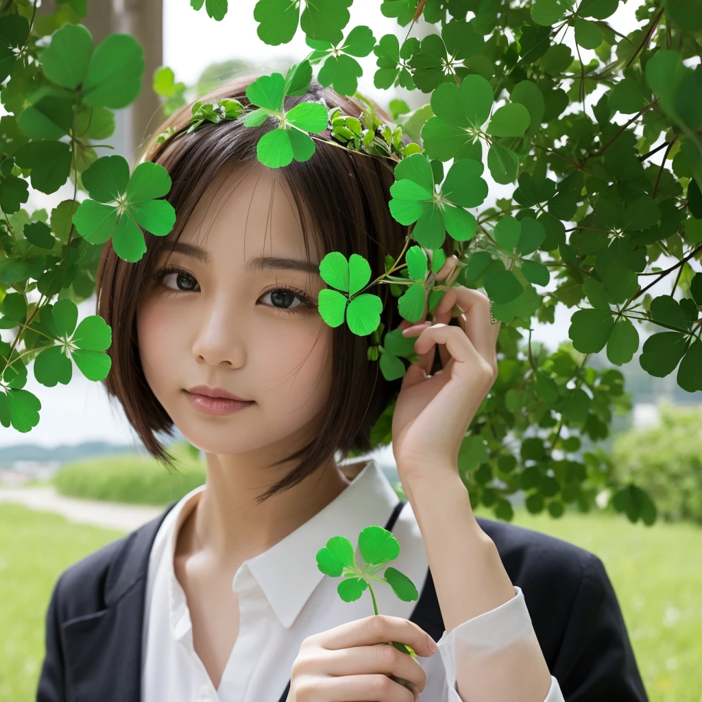 Lucky、Four-leaf clover、
