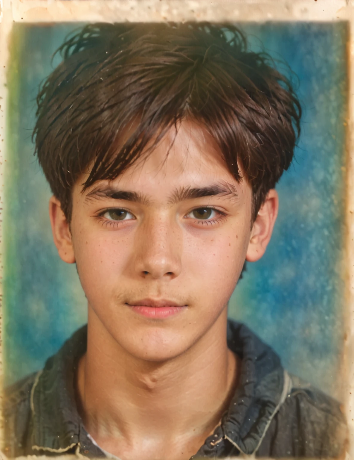 Restore potrait photos, boy 20 year old, keep original, sharpen, best quality