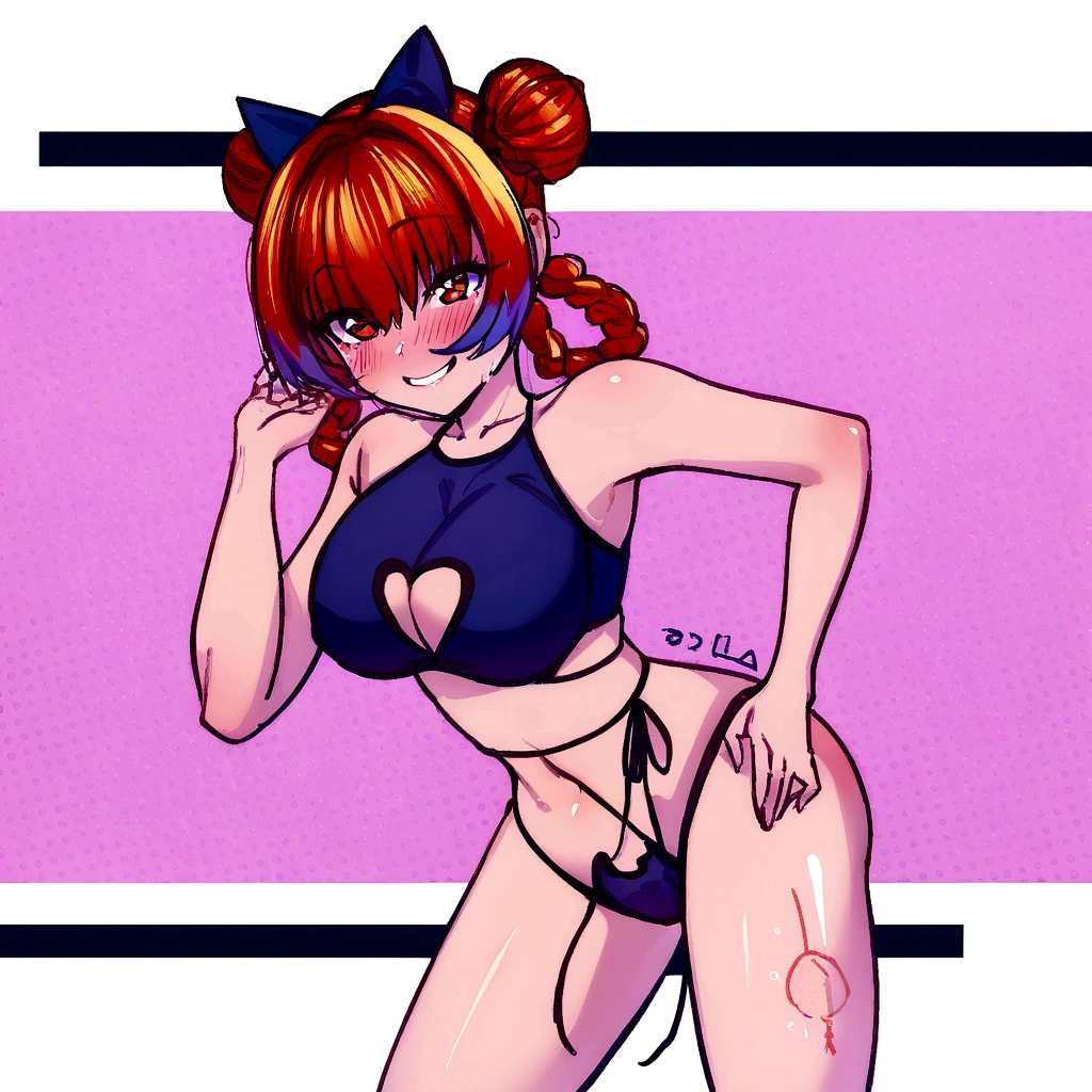ultra-detailed, masterpiece, highest quality, red eyes, pov,smile,blush
