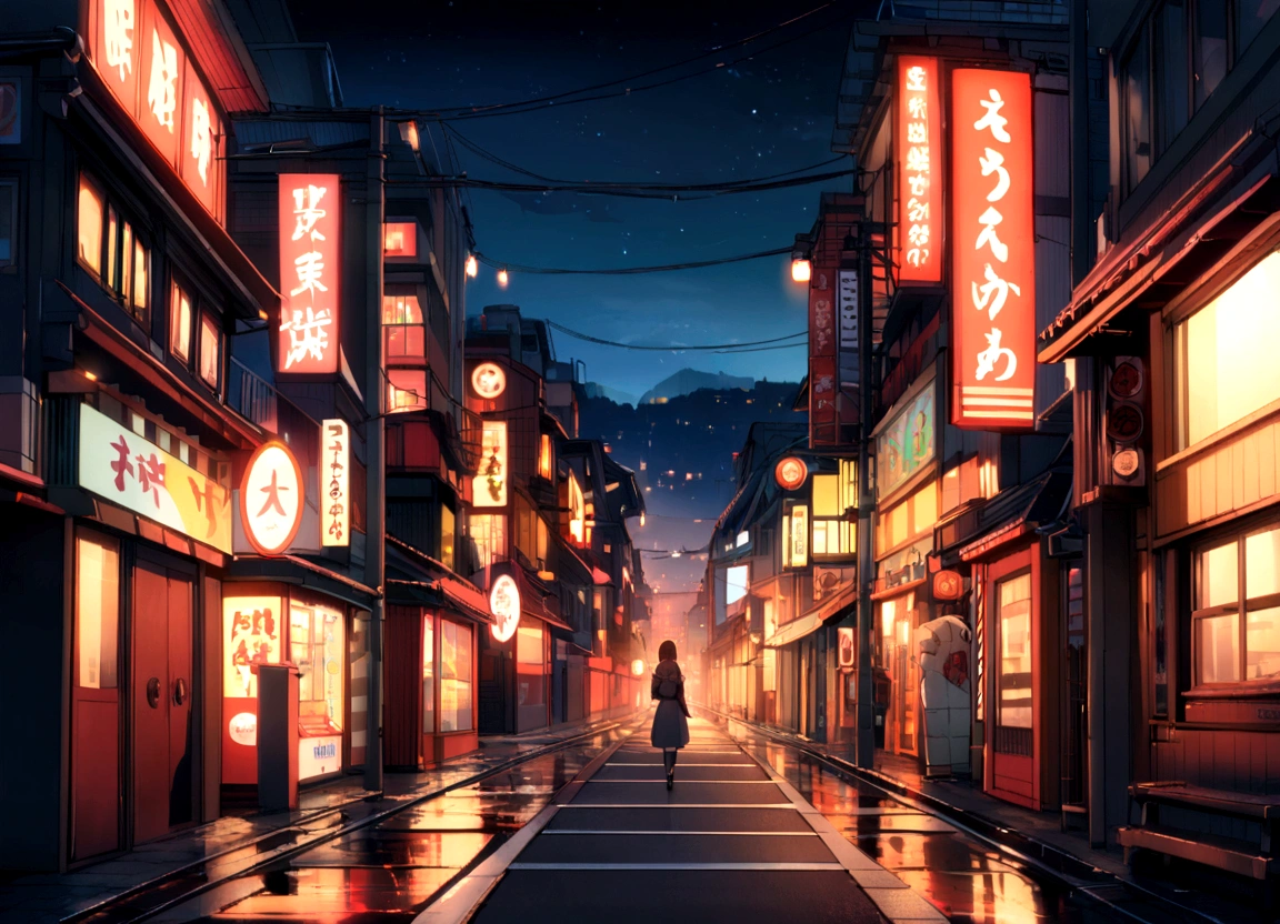 Kabukicho at night、Neon Town、Japan、landscape