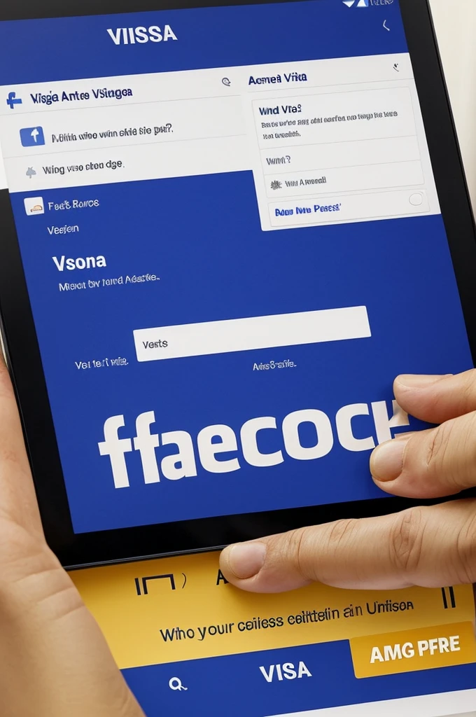 I want a facebook page logo for second attempt visa applying USA We have never give up attitude