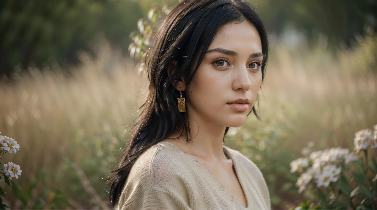 (masterpiece:1.3), (8k, photorealistic, RAW photo, best quality: 1.4), (1girl), beautiful face, (realistic face), (black hair, short hair:1.3), beautiful hairstyle, realistic eyes, beautiful detailed eyes, (realistic skin), beautiful skin, (sweater), absurdres, attractive, ultra high res, ultra realistic, highly detailed, golden ratio