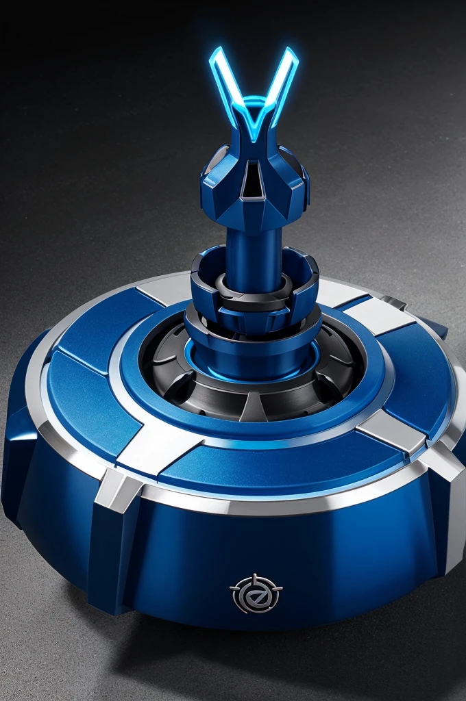 Unitale is a sleek and high-tech Beyblade designed for both endurance and attack strategies. Its design features a fusion of lightweight yet durable materials, optimized for speed and agility in the arena. The color scheme blends metallic silver with vibrant electric blue accents, giving it a futuristic appearance.