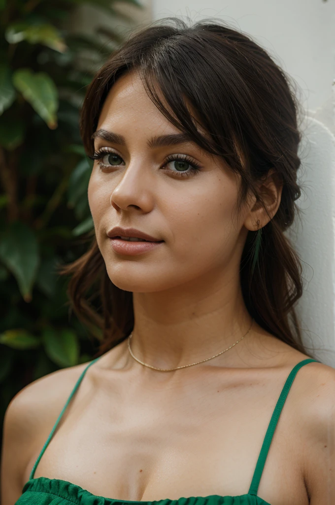 Colombian, Green eyes