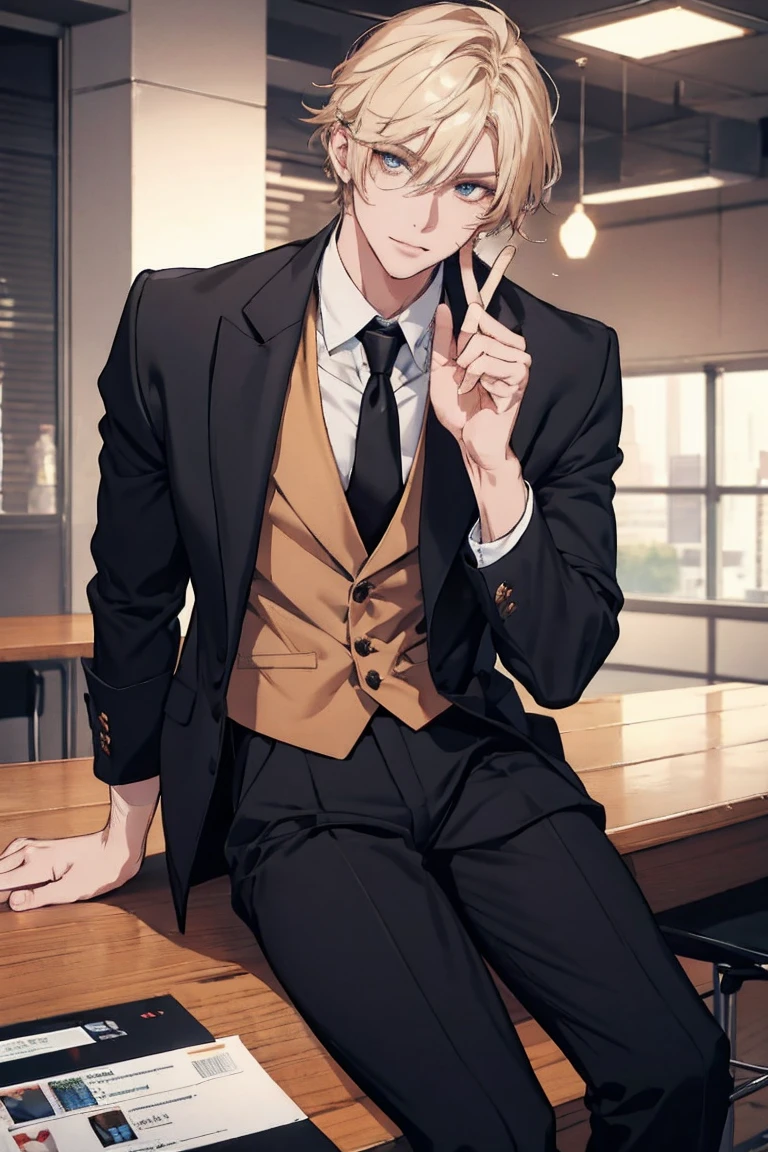 male,Dating game style,looking at the camera,masterpiece,Highest quality,Sportsman