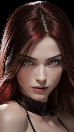 portrait, ((cheveux rouge vif)), femme mature, 30 ans, visage de diamant, clair de lune, red starry sky background, profondeur de champ, la magie, Red labia majora, ((dark black and red eyes)) robe longue et ample noire et rouge, poitrine couverte, Ambiance mystique, Threatening shadows, aura bleue intense, Aura rouge intense (best quality:1.2), absurdes, complexe details, (Very detailed skin:1.2), Expression du sourire, posant, tight and well defined body, attractif. Highly Realistic, pale skin, beau, hyperréalisme, peau très élaborée, regard direct, (BRUT, analogue, Objectif ultra grand angle Nikon Z 14 mm, photographie glamour primée, ((best quality)), ((chef-d'artwork)), ((Realistic)), pores de la peau, Diffusion souterraine, High resolution, detailed facial features, high detail, sharpness, lisse, aesthetic, extremely detailed, (extremely detailed eyes, extremely detailed iris), extremely detailed hair, extremely detailed skin, extremely detailed clothes, rendu d'octane, photoRealistic, Realistic, Post-traitement, maximum detail, Realistic shadows, roughness, texture naturelle de la peau, vrai vie, ultra-Realistic, photorealism, la photographie, 8k euh, la photographie, HDR, complexe, elegant, Very detailed, sharpness, Superbe, beau, Magnifique), Realistic, chef-d'artwork, la plus haute qualité, film encore, fille de nuage, flottant dans le ciel, (fermer:1.1), poitrine moyenne, Brillant, heureux, amusant, Soft lighting,