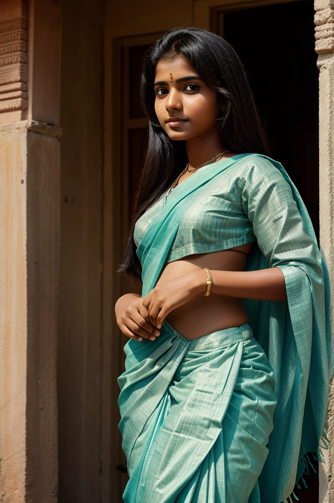  Indian girl in sari
