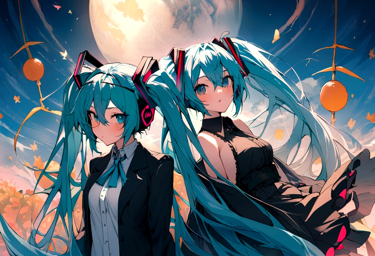 (((Obra maestra, hatsune miku, vocaloid, Super detailed