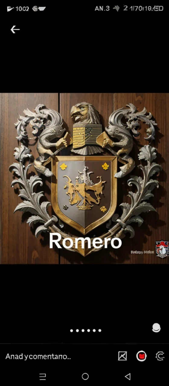 Romero family coat of arms 