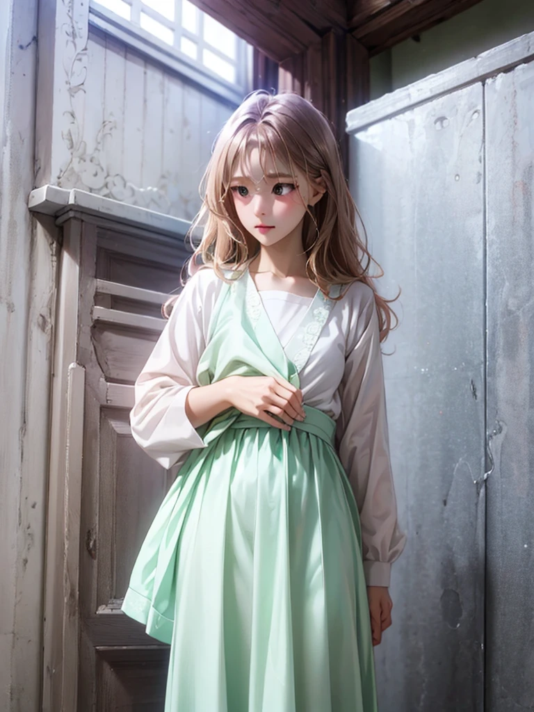 delicate 大きい目 I have long hair Cute girl Pastel color clothes