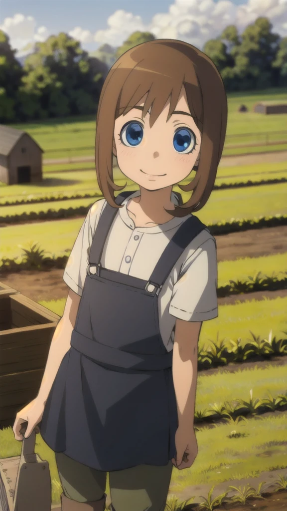 Small farmer in the field