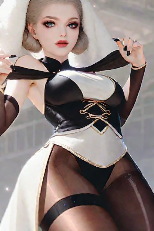 ((Лучшее качество)), ((шедевр)), (подробный), sexy girl in stockings