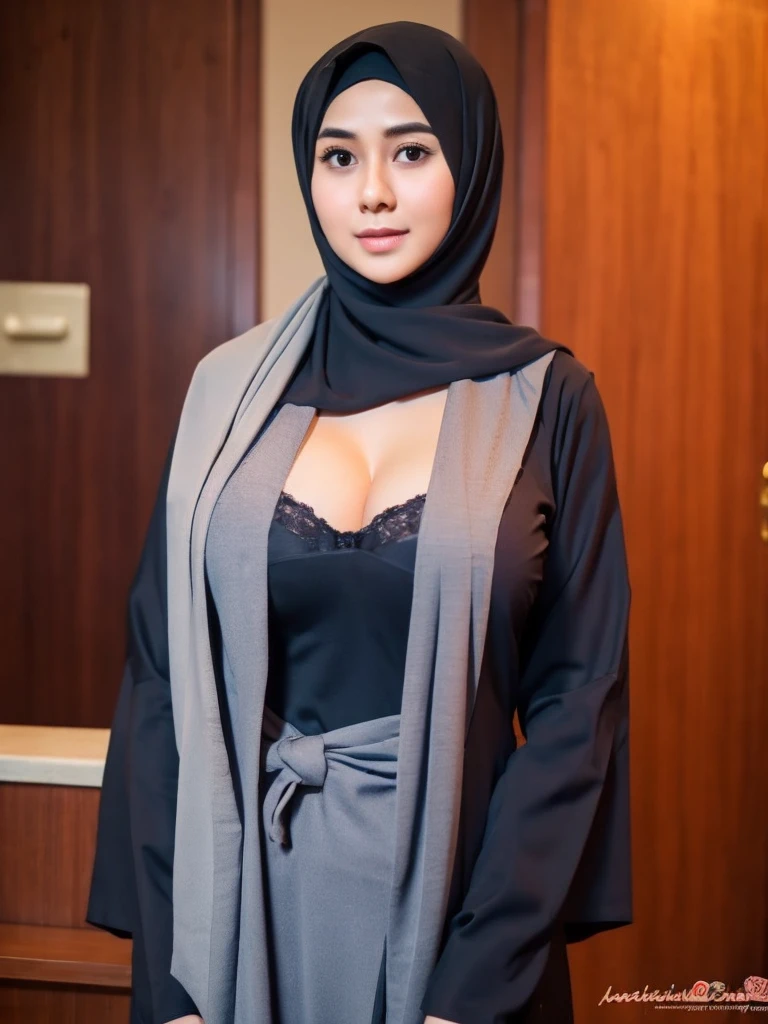 25 years Old, Hijab Indonesian Beautiful girls , Big Tits : 66.9, Gamis, Breast out from her clothes : 1.9, at doctor office, Dark light, at Nighttime