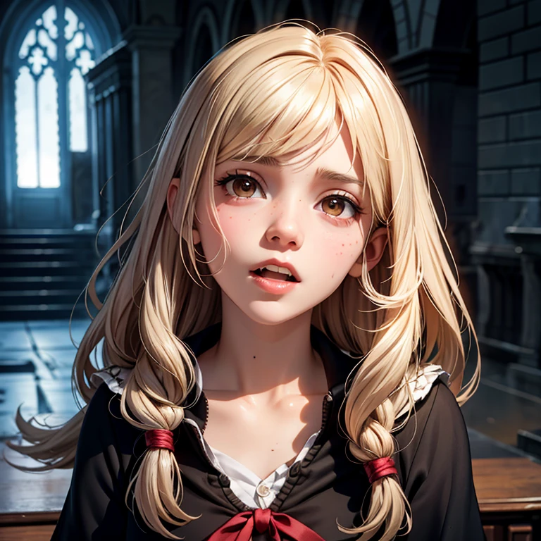  Hermione, oral ,  on face